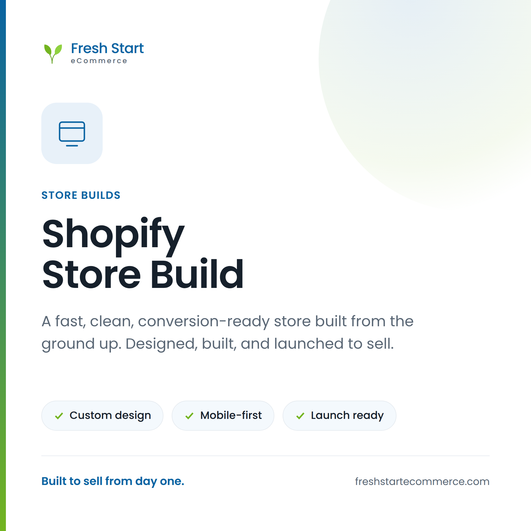 Shopify Store Build