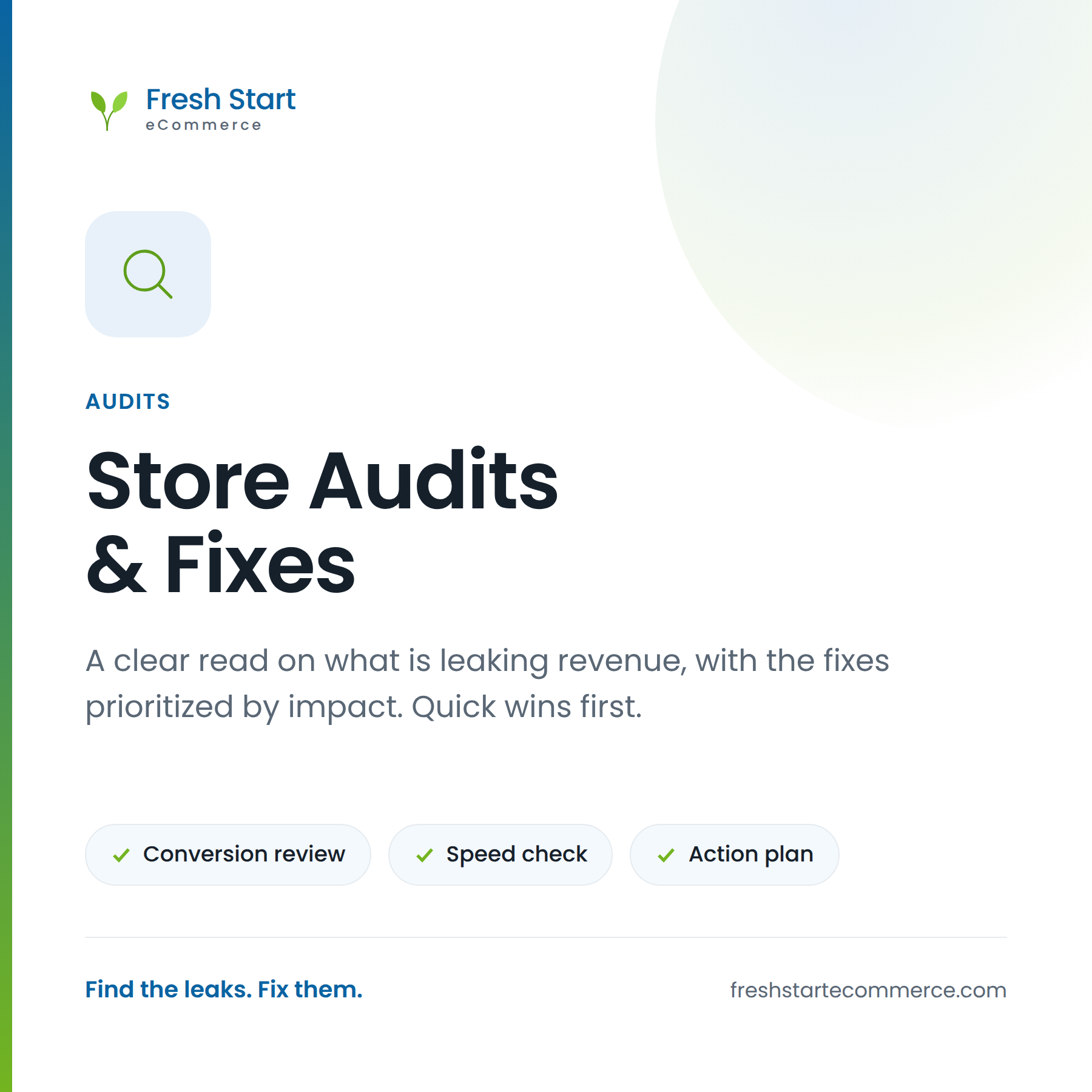 Store Audits & Fixes
